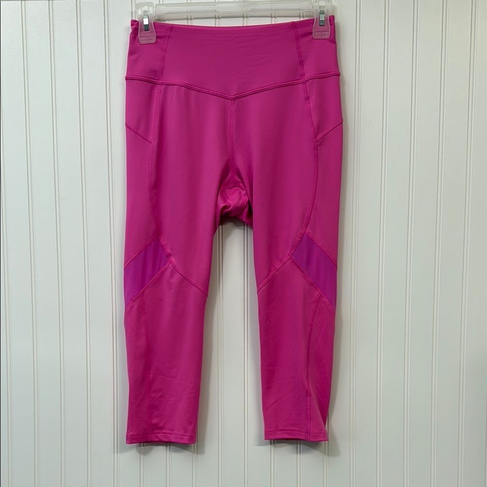 Tek Gear Vibrant Hot Pink Athletic Leggings Women's L